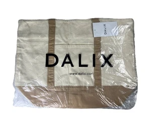 Dalix 22" große Einkaufstasche aus Baumwoll-Canvas NEU! - Bild 1 von 3