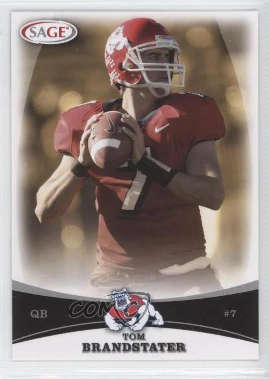 2009 SAGE Tom Brandstater #1 Rookie RC - Image 1 of 2