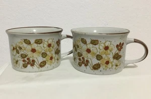 Coppia Tazzine Caffè Zuppa Vintage Lunch Mates Giappone Collezione Autunno Cultura - Foto 1 di 6