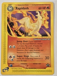 Pokemon Wotc Black Star Promo # 51/53 RAPIDASH Centro Pokémon Estampado - Imagen 1 de 12