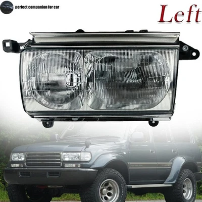 Left Front Headlight Headlamp For Toyota Land Cruiser FJ80/LC80 1992-1997 — 第 1/4 张图片