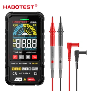 HABOTEST HT124B+ Digital Multimeter Voltmeter Ammeter Ohmmeter Volt AC DC Tester - Picture 1 of 15