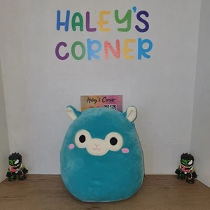 Kellytoy Squishmallow blaues Lama 10 Zoll Plüschtier Stofftier Spielzeug - Bild 1 von 4
