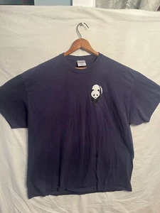 T-shirt vintage San Diego Zoo Panda - taglia 2XL - manica corta - blu 0073 - Foto 1 di 6