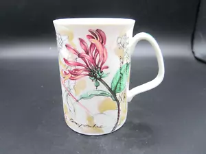 Expressions Bone China White Red Blue  Floral  Tea Coffee Cup 9 oz (485) - Picture 1 of 6