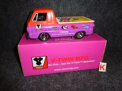 Camioneta pick-up Liberty 1964 Dodge A100 V-TWIN motocicleta TEDD SpecCast Foto 1 de 4