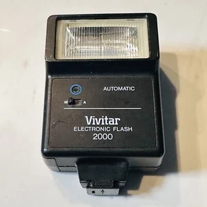 Vivitar Automatic Electronic Flash 2000 Hot Shoe Mount Universal Auto Manual - Bild 1 von 3