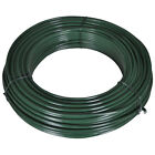 Keketa Fence Span Wire 180.4' 0.08"/0.12" Steel Green For Yard, Garden, Q6w8