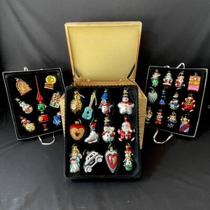 Thomas Pacconi Museum Serie 31 Glas Weihnachtsschmuck Holz Box Endstück Topper - Bild 1 von 10