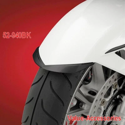 Show Chrome, Front Fender Tip Black Accent, Honda 1800 Gold Wing 2018+ 52-940BK - Image 1 of 3