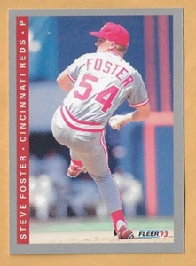 STEVE FOSTER CINCINNATI REDS #33 - FLEER NM-MT 1993 - Picture 1 of 2