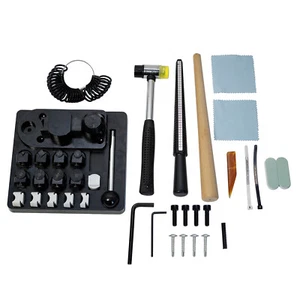 Multi-Functional Jewelry Tool Ring Bender Making Tool Kit with Nylon Dies Black - Picture 1 of 10