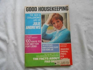 GOOD HOUSEKEEPING magazine-MAY 1970 JULIE ANDREWS - Picture 1 of 2
