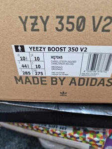 Size 10 UK 10.5 US- adidas Yeezy Boost 350 V2 Low Carbon Beluga - Picture 1 of 1