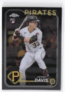 2024 Topps Chrome Henry Davis RC #260 Pittsburgh Pirates - Picture 1 of 2
