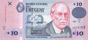 Uruguay 10 Pesos 1998 Pick 81 UNC  - Picture 1 of 1