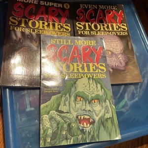 Scary Stories For Sleepovers Vintage 3 Books - Imagen 1 de 7