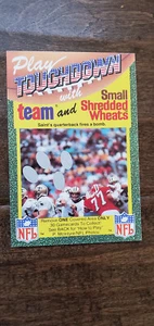 1989 TOUCHDOWN UK ENGLAND NFL CARD SAINTS FALCONS QUARTERBACK BOBBY HEBERT  - Picture 1 of 1