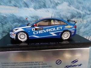 1/43 Spark Chevrolet Cruze 1.6T auto #8 WTCC 2012 ganador carrera 2 menú Alain S2496 - Imagen 1 de 3