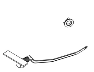 KOHLER K-21265-L-CP IRVINE LEFT HAND TRIP LEVER POLISHED CHROME K-1378314-CP - Picture 1 of 9