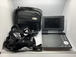 Durabrand Portable 7” DVD Player DUR-1700 Cord, Battery & Case Works - Picture 1 of 5