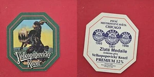 Velkopopovicky Kozel Zlate Medaile Brauerei Bierdeckel Coaster Beermat - Bild 1 von 1