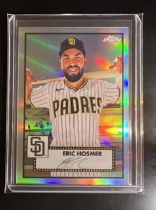 2021 Topps Chrome Platinum Anniversary ERIC HOSMER Refractor #334 - Bild 1 von 2