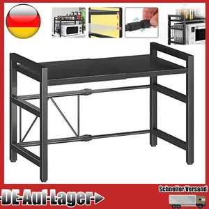 Mikrowellenhalter Küchenregal Ausziehbarer Mikrowellenregal Ablage - Bild 1 von 7