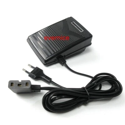 EVERNICE Fußschalterpedal mit Kabel für Elna Lotus 32 34 35 36 52, SU # 446781