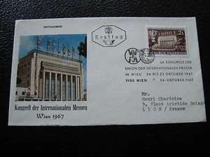 AUTRICHE - enveloppe 1er jour 1967 (cy64) austria - Picture 1 of 1
