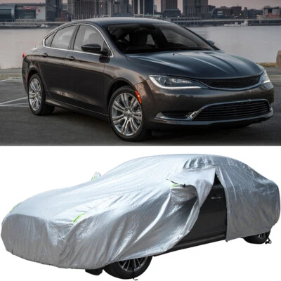 Cubierta completa para coche Chrysler 200 impermeable todo clima lluvia sol protección UV Foto 1 de 4