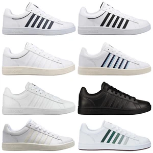 K-Swiss Zapatillas De Cuero Para Hombre Court Winston Clásicas De Tenis - Imagen 1 de 29