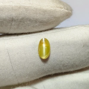 0.95 Ct Natural Chrysoberyl Cat’s Eye | Gemstone Loose Rare Oval Cabochon A-895 - Picture 1 of 4