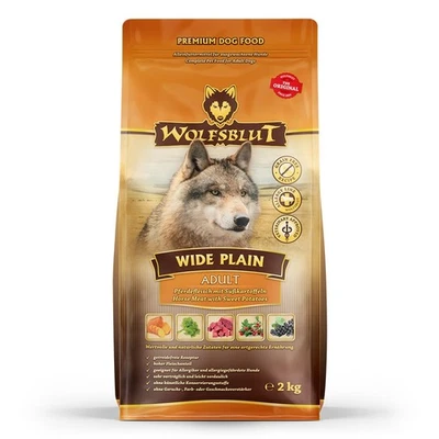 4260262764218 WOLFSBLUT Wide Plain Horse - trockenfutter für Hunde - 2kg WOLFSBL - Bild 1 von 2