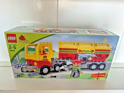 LEGO Duplo set 5605- Tanker Truck- NEW!  RARE!  Big Rig with Gurgling Sound-VGC  - Image 1 of 2