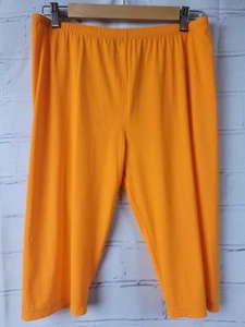 MAISON MARGIELA Orange Long Bermuda Shorts Womens L Stretch NWT Sport MM6 - Picture 1 of 14