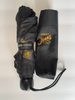 Paraguas plegable negro Jean GIANNI VERSACE Foto 1 de 4