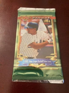 1x 1994 Topps Finest Baseball Series 1 One Unopened Sealed Pack - Picture 1 of 2