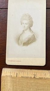 CDV Charlotte Buff , Von Goethe's Muse, Steinberger & Bauer Frankfurt - Picture 1 of 2