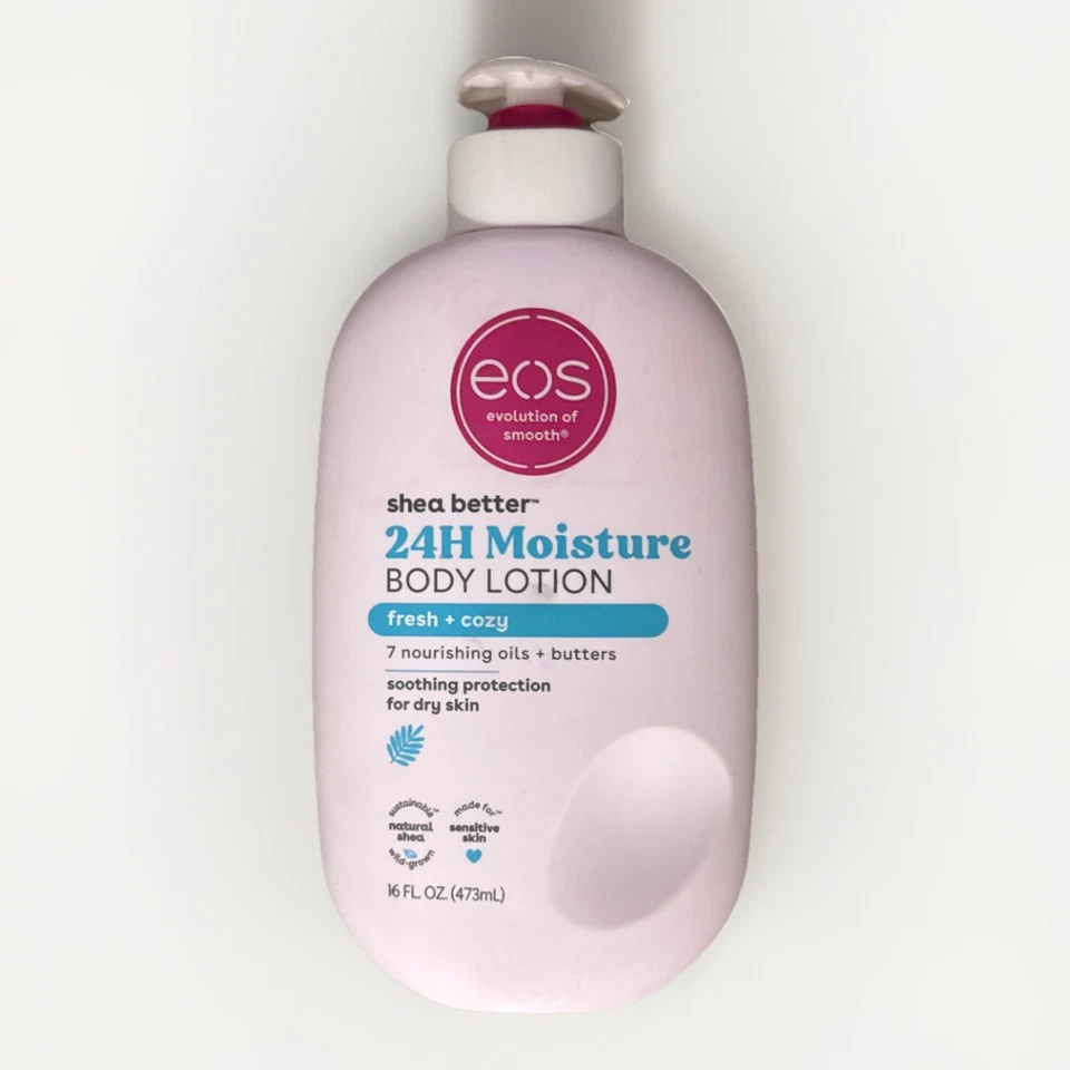 EOS Shea Better Loción Corporal Fresca y Acogedora Hidratación 24 Horas para Piel Seca, 16 fl oz Foto 1 de 1