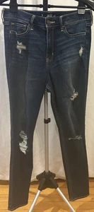 Hollister Distressed Super Skinny High Rise Jeans Gr. 27 - Bild 1 von 4