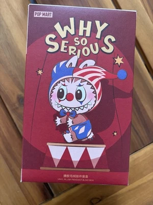 POP MART Why So Serious LUMINO FEAST & FLAME CLOWN Vinyl Plush Pendant NIB - Image 1 of 2