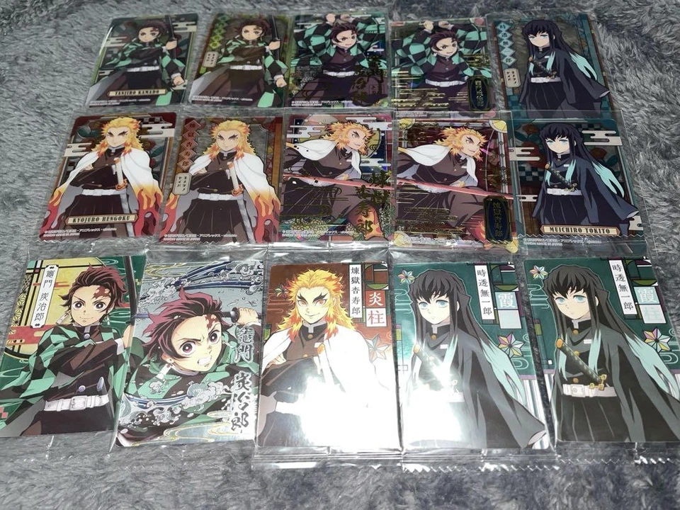 Demon Slayer Stained Glass Card Collection Wafer Set - Image 1 of 1