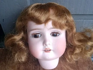 Antike deutsche Special ll Biskuit Puppe 24 Zoll Glasaugen  - Bild 1 von 22