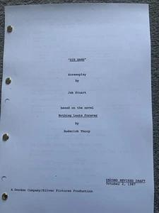 Die Hard Film Script / Screenplay. Bruce Willis, Alan Rickman. - Picture 1 of 2
