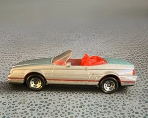 Boxed Matchbox 1987 Cadillac Allante Silver w/ Red Interior & Rubber Tires - Picture 1 of 6