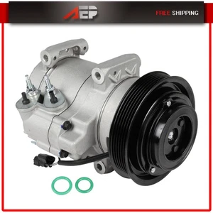 A/C Compressor w/ 6-Groove for Honda Pilot 16-20 Ridgeline 17-19 Acura MDX 14-16 - Picture 1 of 11
