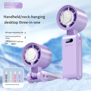 Handheld Fan with Adjustable Speed 199 Settings for Outdoor and Travel Use - Picture 1 of 11