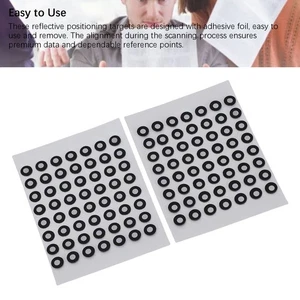 `1120Pcs 3D Scanner Marker 3mm ID 6mm OD High Reflective Strong Adhesive 3D - Bild 1 von 23