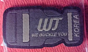 SHOT-SHOW 2025 WJ WE BUCKLE YOU tactical morale patch PVC H&L NIP KOREA - Picture 1 of 4